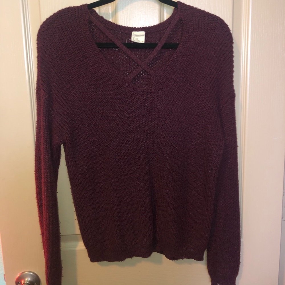 Maroon Sweater